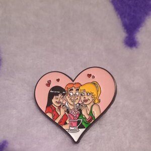 Archie, Betty &Veronica Comic Enamel Pin